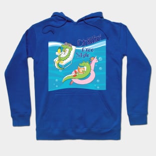 Chillin' Croc Style Hoodie